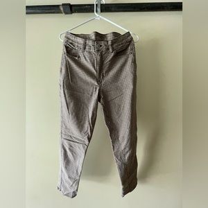 American Eagle plaid dress pants//size 8 long